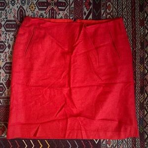 Talbots Wool Straight-Line Skirt